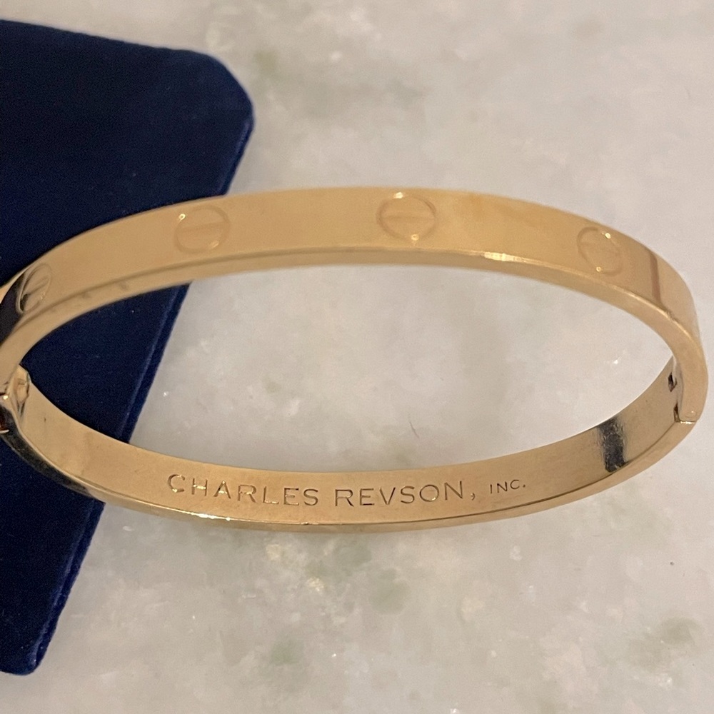 Charles Revson Aldo Cipullo Ultima II Cartier Love Bracelet Size Medium